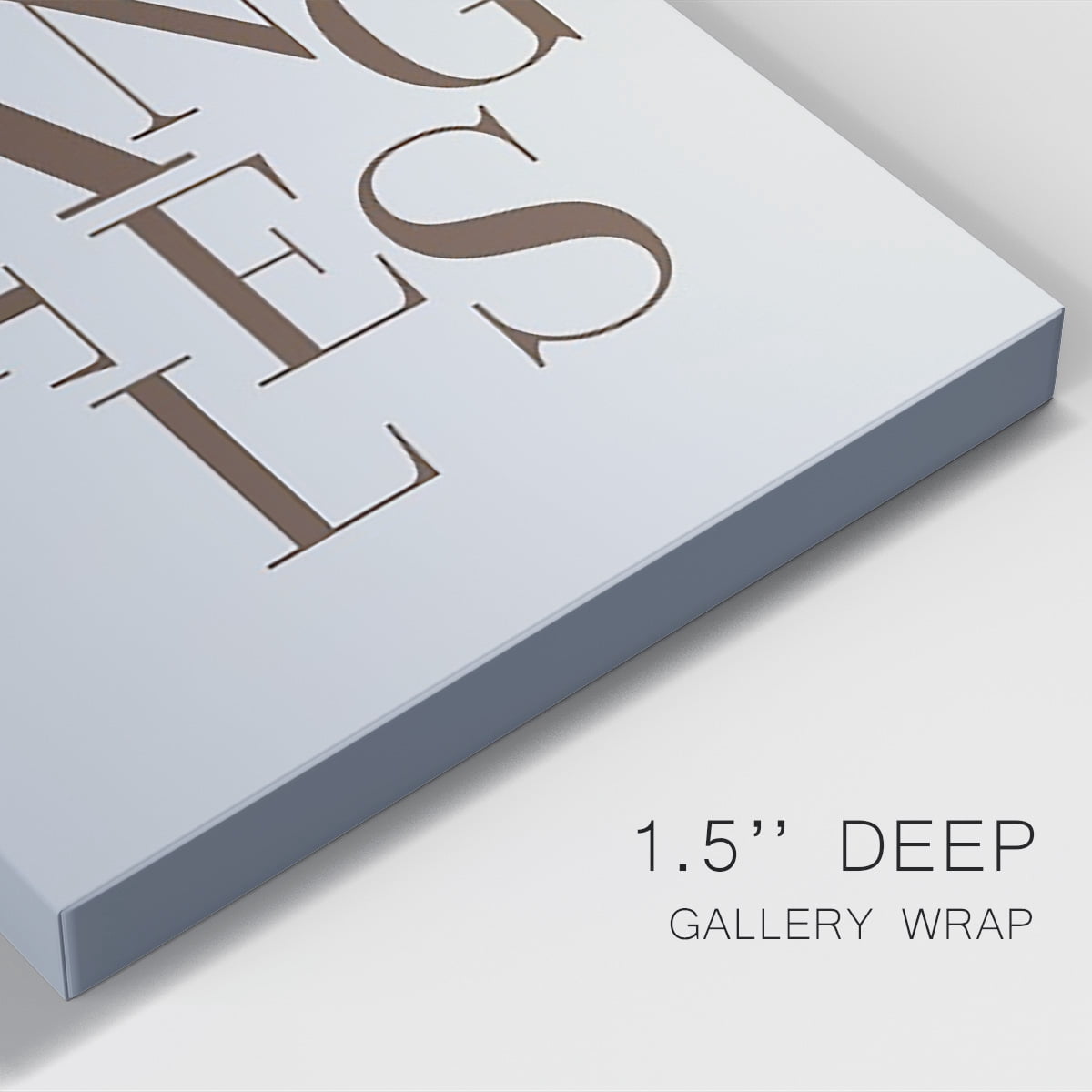 Neutral City Center Type III Premium Gallery Wrapped Canvas - Ready to Hang