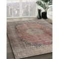 thumbnail image 2 of Ahgly Company Machine Washable Indoor Square Traditional Rosy Brown Pink Area Rugs, 8' Square, 2 of 7