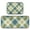 Green&Beige Tartan Pattern, variant on 2-Piece Ultra Soft Absorbent Floor Mats With Anti-Skid Backing For Kitchen Bathroom Laundry Room Green&beige Tartan Pattern