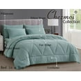 thumbnail image 3 of Chezmoi Collection Jasper 7-Piece Geometric Triangle Bed in a Bag, Queen, 3 of 9