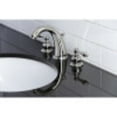 thumbnail image 2 of Kingston Brass KB986ALPN Victorian 2-Handle 8 in. Widespread Bathroom Faucet, Polished Nickel, 2 of 5