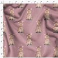 thumbnail image 4 of Soimoi Orange Poly Georgette Fabric Pig Animal Fabric Prints By Yard 52 Inch Wide, 4 of 5