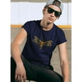 thumbnail image 2 of Shiny Dragonfly Neon T-Shirt Men -Image by Shutterstock, Male 4X-Large, 2 of 4