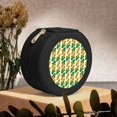 thumbnail image 6 of Naloa Corn Round Jewelry Box, Travel Jewelry Organizer, 3.9 x 3.9 x 2in Jewelry Storage Box for Women-Black, 6 of 7