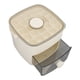 thumbnail image 5 of Bandeja De Cubos De Hielo Con Tapa Y Contenedor, 2 Bandeja 48 Cuadrículas ABS PP Silicona Cubos De Hielo Liberación Fácil Para Congelador, Manijas De Silicona Con Tapa, 5 of 7