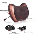 thumbnail image 5 of Almohada y regalo para masajeador de pies, cuello y espalda, cojín eléctrico para masaje de tejido profundo para hombros, alivia la fatiga corporal, adaptador para automóvil y hogar, 5 of 5