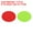 Red/Green, variant on Uxcell Flying Disc Soft Silicone Colorful Flying Disk Flyer for Outdoor Sports Training Playing Lawn Game Red/Green