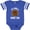 Football Blue and White, variant on Donut Lover Doughnut Day Boys or Girls Baby Bodysuit