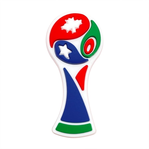 Yanxiao 2026 World Cup Soccer Croc Charms, 1PCS 1.2 Inch Detachable Shoe Charms, Football Sports Shoe Decoration Accessories for Clog Sandals Bracelet World Cup Party Favors Fan Gift