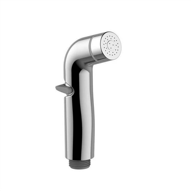 Luckyn 2 Pcs Flow Adjustable Bidet Sprayer Health Faucet Hand Shower Easy Control for Elders,Silver