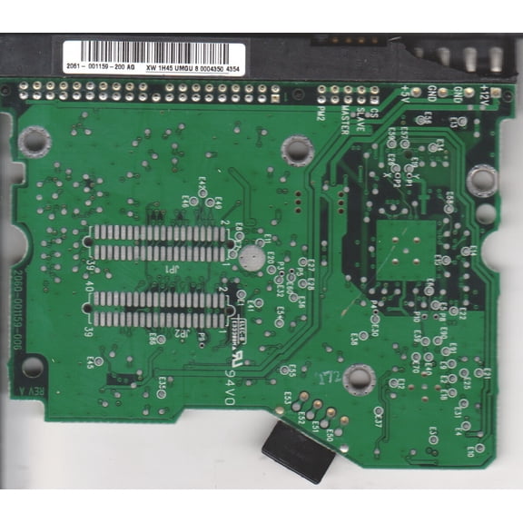 WD800BB-00DKA0, 2061-001159-200 AG, WD IDE 3.5 PCB