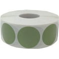 thumbnail image 1 of Autocollants Ronds Vert Olive 1 Pouces Pouce Rond - Lot de 500 InStockLabels.com, 1 of 1