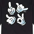 thumbnail image 3 of Disney Emoji - Mickey Hand Emojis - Toddler And Youth Long Sleeve Graphic T-Shirt, 3 of 5