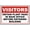 Warning Sign 5, variant on OSHA Danger Laser In Use Wear Laser Protective Goggles Sign - 8"x12" Metal Warning Sign, for Wall or Fence