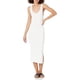 thumbnail image 1 of Vestido de tirantes a media pierna Yasmin Rib para mujer, mezcla de viscosa y nailon, 1 of 5