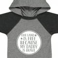 thumbnail image 4 of Inktastic Military Daddy is Brave Land is Free Boys or Girls Baby Bodysuit, 4 of 5