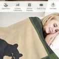 thumbnail image 3 of BCIIG Bear Kids Throw Blanket,Bear Claws Animals Hunting Rustic Farmhouse Bed Blanket for Girls Boys Women,Geometric Grid Plaid Patchwork Fleece Blanket,Camo Fuzzy Blanket,Baby  50x60in, 3 of 6