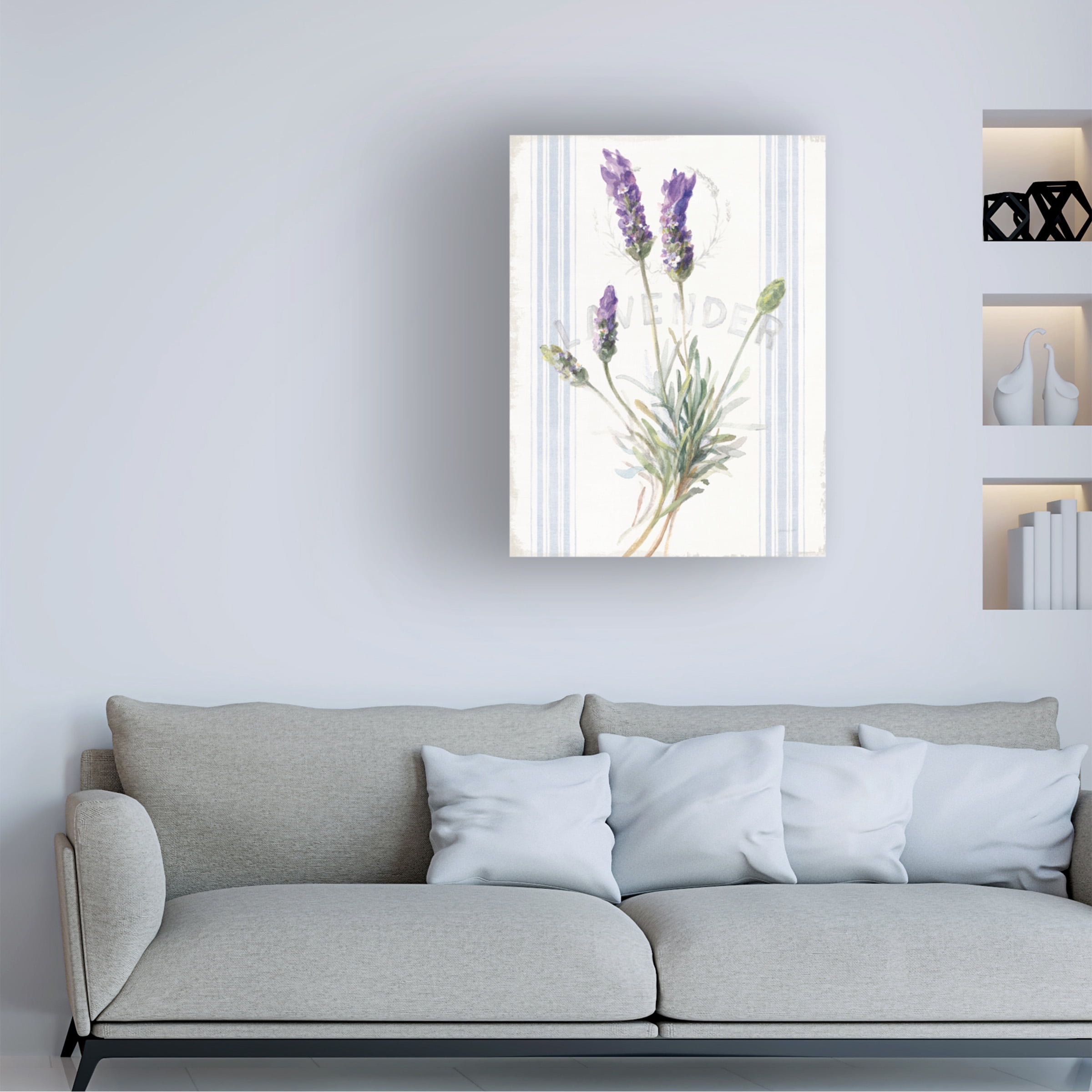 Danhui Nai 'Floursack Lavender III' Canvas Art