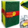 thumbnail image 2 of 10 Fibra con esponja verde lavar trastes multiusos Grinyell Unisex, 2 of 2