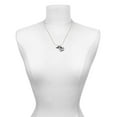 thumbnail image 2 of Delight Jewelry Acrylic Black Cheer Megaphone - Silvertone Senior Class of 2026 Dome Necklace, 18", 2 of 5