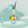 thumbnail image 4 of Interactive Tumbler Cat Toy with Feather Plush Balls Tumbler Cat Teaser Toy Self-Play Feather Teasing Wand for Indoor Cats Anxiety Boredom Relief, 4 of 8