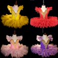 thumbnail image 4 of Trajes de Ballet para niñas, disfraces de cosplay para niños pequeños, tutú de bailarina, vestido de baile para niños, disfraces de baile del lago de los Cisnes, ropa, 4 of 5