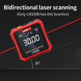thumbnail image 2 of UNI-T LM320A LM320B Electronic Angle Meter Digital Protractor Magnetic Inclinometer Angle Tester Bevel Box Backlight, 2 of 5