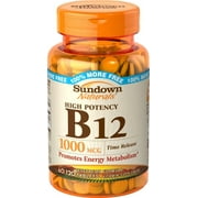 Sundown B-12 1000 mcg Tablets, Time Release