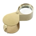 thumbnail image 3 of 2Pcs 10X Magnifying Magnifier Glass Jewellers Eye Foldable Jewelry Loop Loupe(Golden), 3 of 5