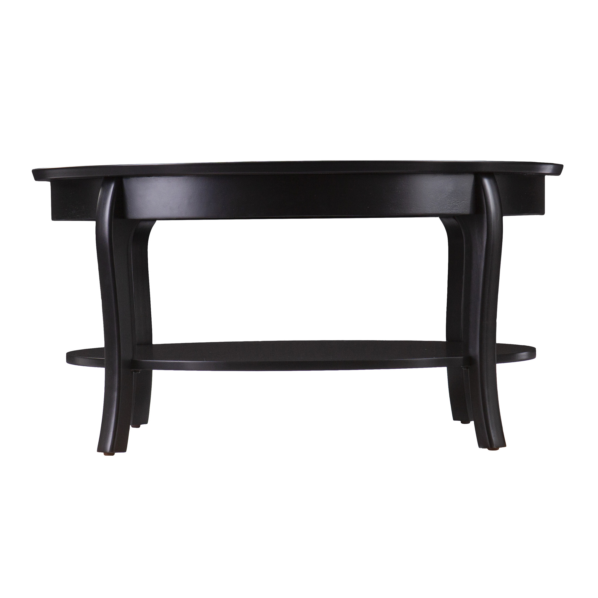 36" Black Round Cocktail Table