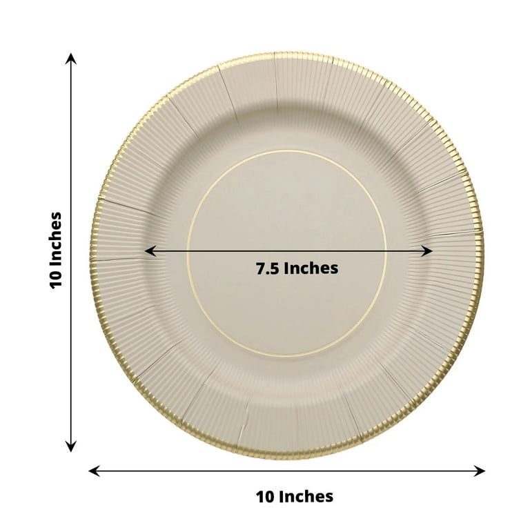 White Plain 4 Inch Disposable Paper Plate, For Event and Party