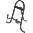 thumbnail image 1 of Caballete Pequeño De Hierro Forjado Negro De Bard, 6,25 Pulgadas De Alto X 6 Pulgadas De Ancho X 3,25 Pulgadas De Profundidad, Paquete De 2, 1 of 1