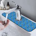 thumbnail image 7 of Sikiie Colorful Snake Splash Guard for Sink Faucet-1 PC Super Absorbent Fast Drying Mat Sink Gadgets-Splash Guard for Kitchen, Sink Mat, 7 of 7