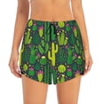 thumbnail image 2 of Fotbe Cactus 1 Womens High Waist Running Shorts Athletic Workout Quick Dry Shorts for Women with Pockets Gym Yoga Summer Shorts-Large, 2 of 9