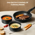 thumbnail image 4 of CONCETTA 12pcs Non-Stick Cookware Set, Pots and Pans Set with Spatula and Detachable Handle for Kitchen, Gift for Mother's Day, Black, 4 of 10