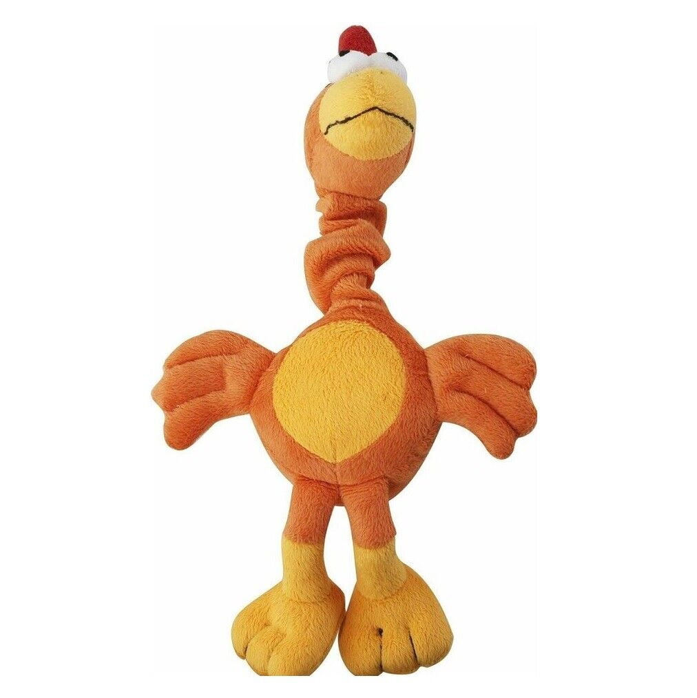 One Dog Toy 14 Inch Chirpies Singing Bird Plush Bungee Neck Tugs Sets Available (1 Toy - Sellers Choice)