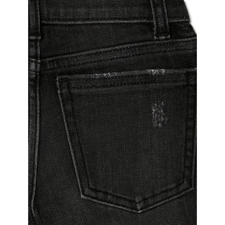 Wonder Nation Boys Rip & Repair Slim Fit Denim Jeans, Sizes 4-18