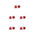 thumbnail image 1 of Youkk 6 Paires de Coussinets d'Oreille pour Écouteurs Embouts Portables Réutilisables Bouchons d'Oreilles Doux Accessoires pour Casque Rouge 5Ensemble, 1 of 6