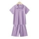 thumbnail image 2 of Odeerbi 5-16 Años Niños Niñas Pijamas de Algodón de Verano Solapa Manga Corta Tops Pantalones Cortos Conjunto Suave Estampado Ropa de Dormir Conjuntos de Pijama de Dos Piezas, 2 of 4