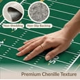 thumbnail image 6 of ODIKA 8'x10' Washable Area Rug Durable, Non-Slip Gridiron Field With Interlocking Star Motif Border Texas Football Refined for Living Room, Under Sectional, Family, 6 of 7
