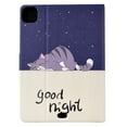 thumbnail image 2 of SaniMore for iPad Air 4th/5th, iPad Pro 11(2022/2020/2021/2018) Case, PU Leather Wallet Flip Case Auto Wake/Sleep Card Cash Slots Multiple Viewing Angles Full Wrap Protective Fashion Case, Lazy Cat, 2 of 8