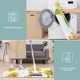 thumbnail image 6 of White Sunflower Petal Pattern Kitchen Rugs Sets Of 3,Kitchen Runner Rugs Non Skid Washable,Decorative Kitchen Floor Mats for Kitchen,Sink,Laundry,17"x30"+ 17"x47" + 17"x59", 6 of 6