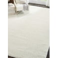 thumbnail image 2 of Nourison Malibu Shag Solid Shag Ivory 9' x 12' Area Rug, (9' x 12'), 2 of 8