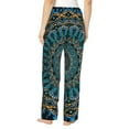 thumbnail image 3 of Balery Mandala print Women's Pajama Pants,Ultra Lightweight Pjs,Lounge Pant-Large, 3 of 9