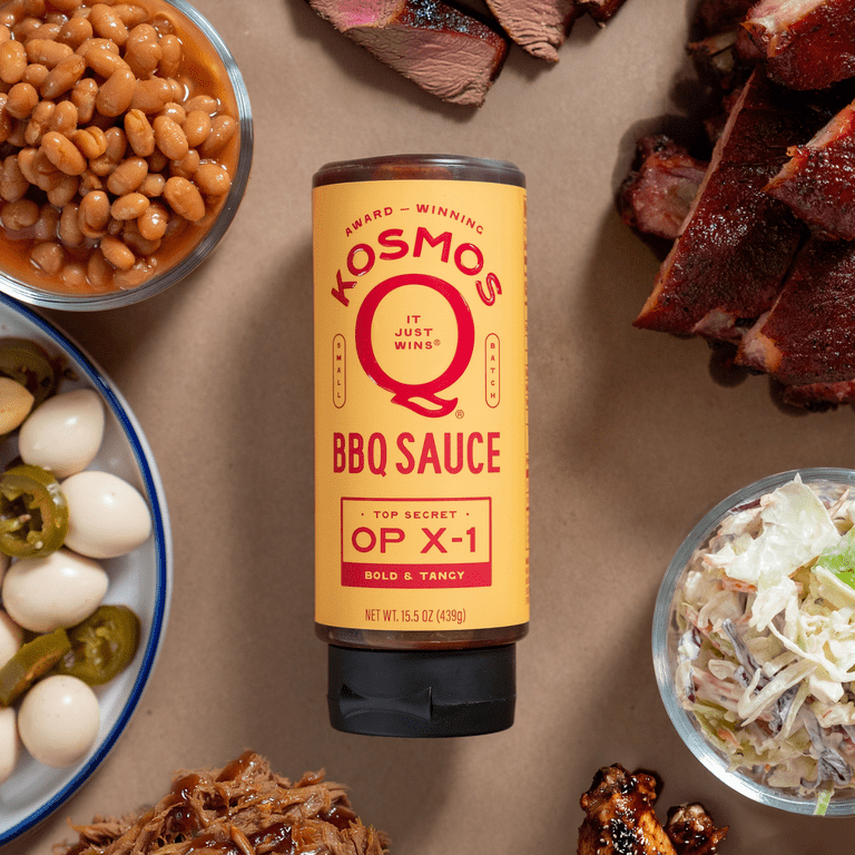 Kosmos Q Gluten-Free OPX-1 Bold & Tangy BBQ Sauce, 15.5oz