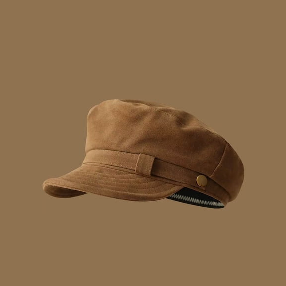 Women's Newsboy Cap Vintage Short Brim Adjustable Fall Winter Hat