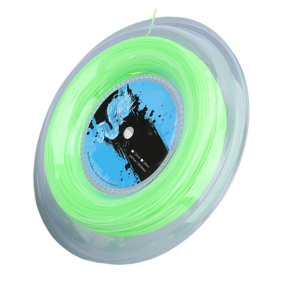 Tennis String, Polyester Fluorescent Green Tennis String Reel for Practice