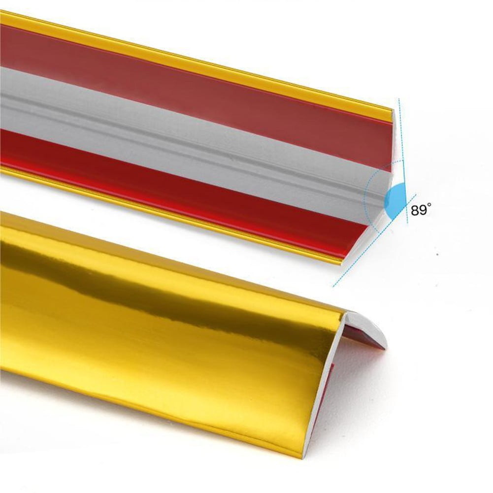 Pvc Adhesive Strip Adhesive Wall Strip Decorative and Practical Easy To Install 6M*2Cm Gold