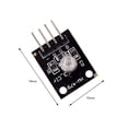 thumbnail image 5 of HW-479 3.3V 5V 5mm KY-011 PCB Módulos de sensor LED RGB de doble color Negro Tmvgtek Componentes de la computadora, 5 of 5