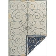 thumbnail image 3 of JONATHAN Y SAVANNAH 5 x 8 Area Rug, Danae Filigree Scroll Machine-Washable Reversible - Cream/Navy, SVH100B-5, 3 of 9